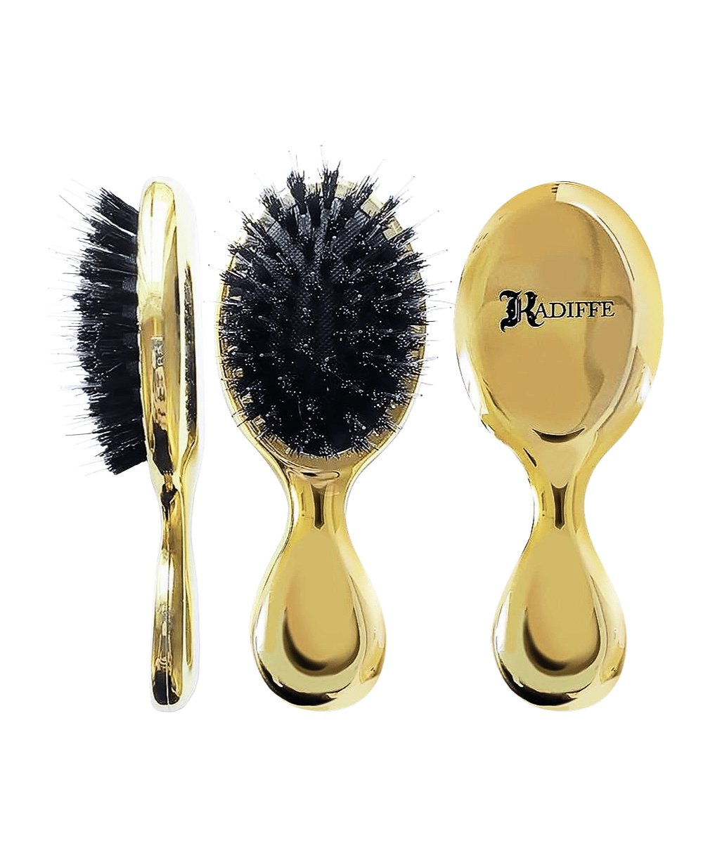 Kadiffe Gold четка за коса малка с глигански косъм