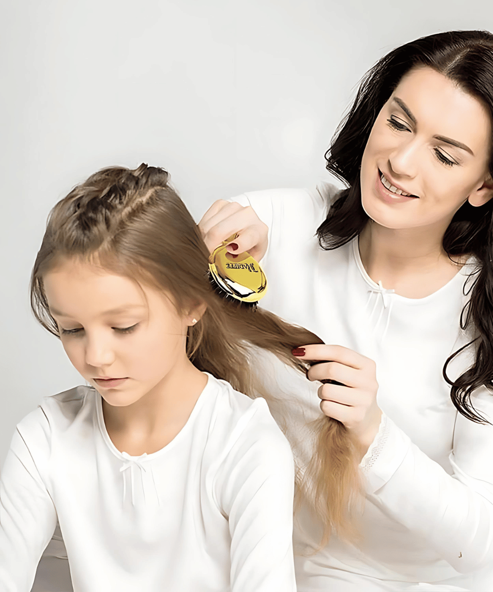 Kadiffe Gold четка за коса малка с глигански косъм
