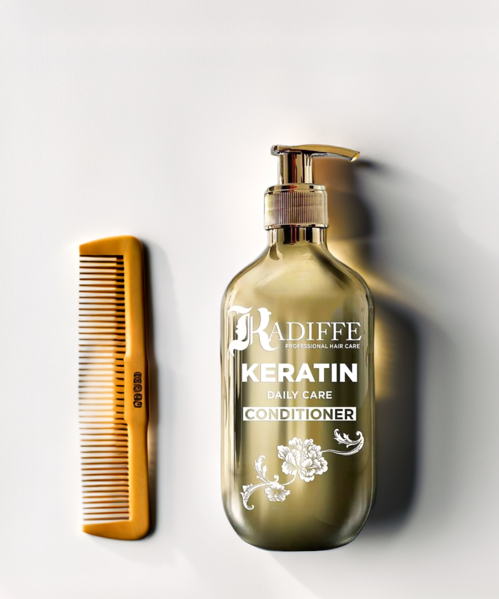 Kadiffe Gold Keratin балсам подходящ за ежедневна употреба ще съживи и най изтощената коса