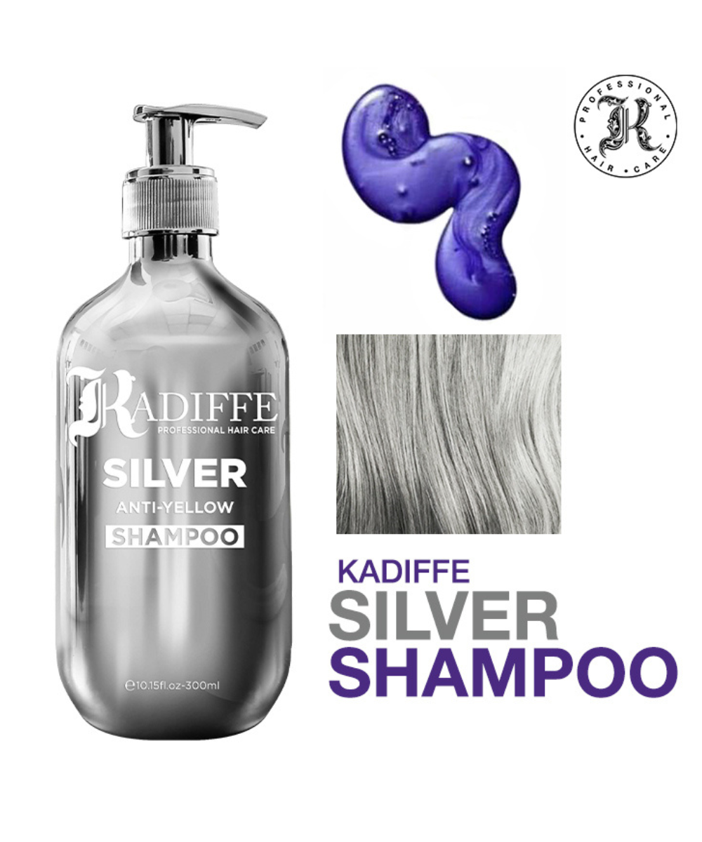 Kadiffe Silver анти- жълт шампоан грижа за руса коса 